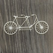 Lepenkový výrez - bicykel tandem