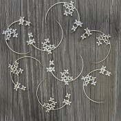 Lepenkový výrez - kvetinový polkruh