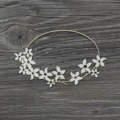 Lepenkový výrez - kvietkovaný rámik