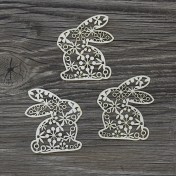 Lepenkový výrez - zajace