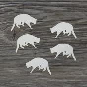 Lepenkový výrez - mačky 2