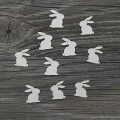 Lepenkový výrez - malé zajačiky