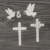 Lepenkový výrez - krstiny