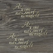 Lepenkový výrez - Až kým nás smrť nerozdelí 3ks