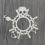 Lepenkový výrerz - pirátsky rámik