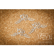 Lepenkový výrerz - Mr & Mrs with wings