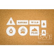 Lepenkový výrez - Camping patches