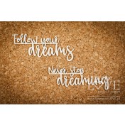 Lepenkový výrez - Follow your dreams