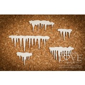 Lepenkový výrez - Icicles