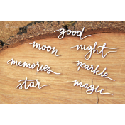 Lepenkový výrez - inscriptions