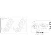 Lepenkový výrez - je nám super  2ks