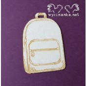 Lepenkový výrez - školská taška