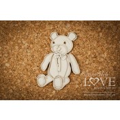 Lepenkový výrez - Layered Teddy bear