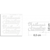 Lepenkový výrez - nádherné okamihy 2ks