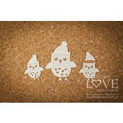 Lepenkový výrez - Owl