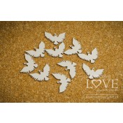 Lepenkový výrez - Pigeons