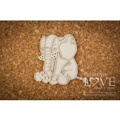 Lepenkový výrez - Plush Elephant