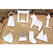 Lepenkový výrez - Scandi winter