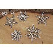 Lepenkový výrez - snowflakes