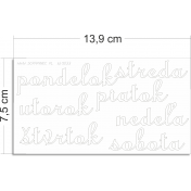 Lepenkový výrez - týždeň