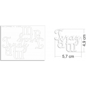 Lepenkový výrez - teraz a tu 2ks