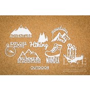 Lepenkový výrez - The inscriptions of the wander