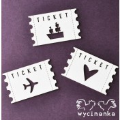 Lepenkový výrez - tickets