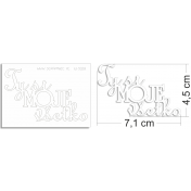 Lepenkový výrez - ty si moje všetko