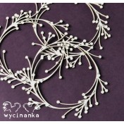 Lepenkový výrez - venčeky č.10