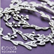 Lepenkový výrez - vianočný venček