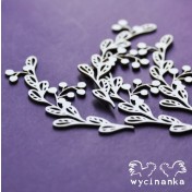 Lepenkový výrez - vianočná vetvička