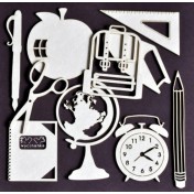 Lepenkový výrez - zostava škola