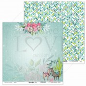 Obojstranný papier - Love Llama 01