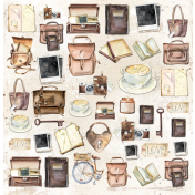 Obojstranný papier - Nostalgic Girl - cover