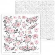 Obojstranný papier - Shabby Winter 08