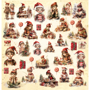 Obojstranný papier -The Christmas Workshop - COVER