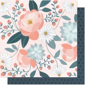 Obojstranný papier - Twilight Peony