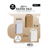 3ks Papierové taštičky - tri farby