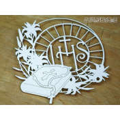 Lepenkový výrez - Rosary decoration
