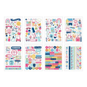 Sada nálepiek - Play All Day Girl