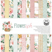 Sada papierov - Flowerish 6+1ks