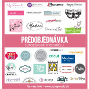 predobjednávka scrapbook materiál