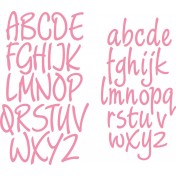 Vyrezávacia šablóna - charming alphabet