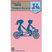Vyrezávacia šablóna - Tandem bicycle